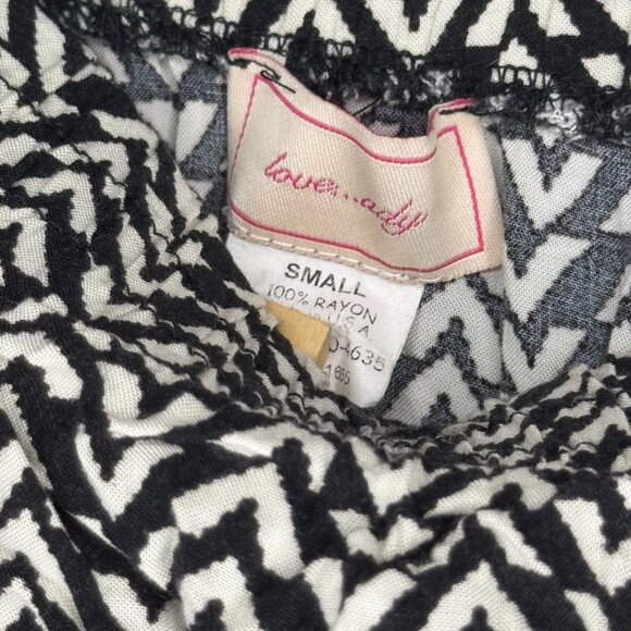 Black & White Strapless Pants Romper - Picture 3 of 5